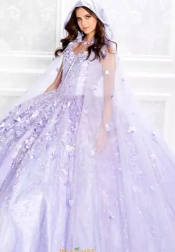 Plus Sized Quince Dresses|Sweet Sixteen^Princesa Quinceanera PR22036CLOAK Orchid