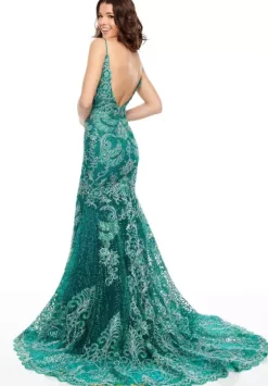 Fitted|Long Dresses^Rachel Allan 70276 Jade