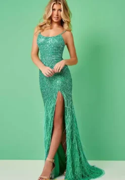 Fitted|Long Dresses^Rachel Allan 70150 Jade