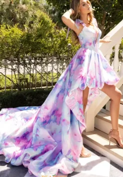 Sweet Sixteen|Long Dresses^Rachel Allan 70960 Pink Multi