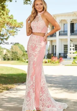 Fitted|Long Dresses^Rachel Allan 7003