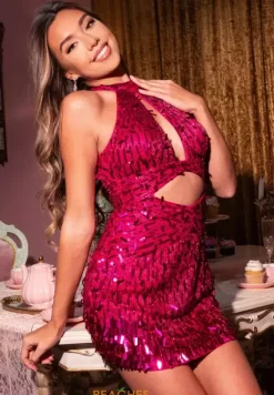 Short Homecoming Dresses|Quince Guest Dresses^Rachel Allan 40548