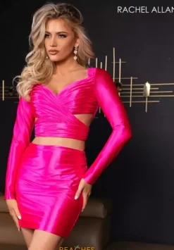 Long Sleeve Hc Dresses|Short Homecoming Dresses^Rachel Allan 40498