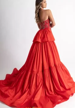 Pageant^Rachel Allan Pageant 50409 Red