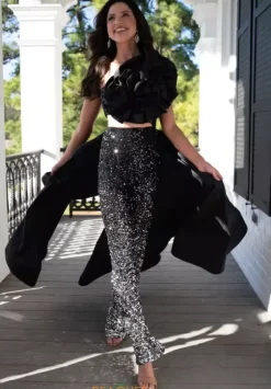 Pageant^Rachel Allan Pageant 50335 Black Ombre