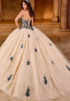 Plus Sized Quince Dresses|Sweet Sixteen^Rachel Allan Quince RQ1152 Champagne Peacock