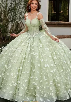 Quince Dresses With Sleeves|Plus Sized Quince Dresses^Rachel Allan Quince RQ3112 Sage