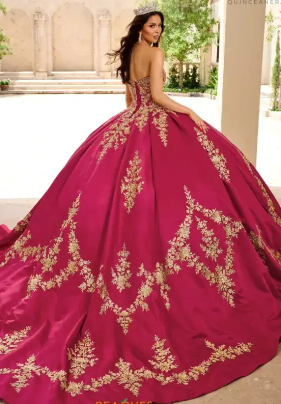 Quince Dresses With Sleeves|Plus Sized Quince Dresses^Rachel Allan Quince RQ2217