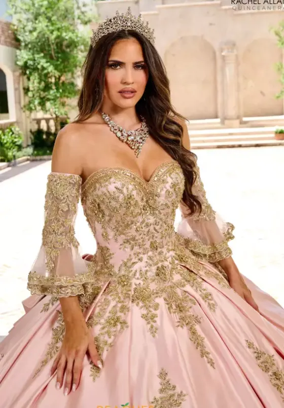 Quince Dresses With Sleeves|Plus Sized Quince Dresses^Rachel Allan Quince RQ2217
