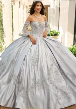 Quince Dresses With Sleeves|Plus Sized Quince Dresses^Rachel Allan Quince RQ2217