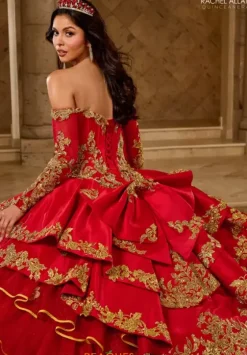 Quince Dresses With Sleeves|Plus Sized Quince Dresses^Rachel Allan Quince RQ5012