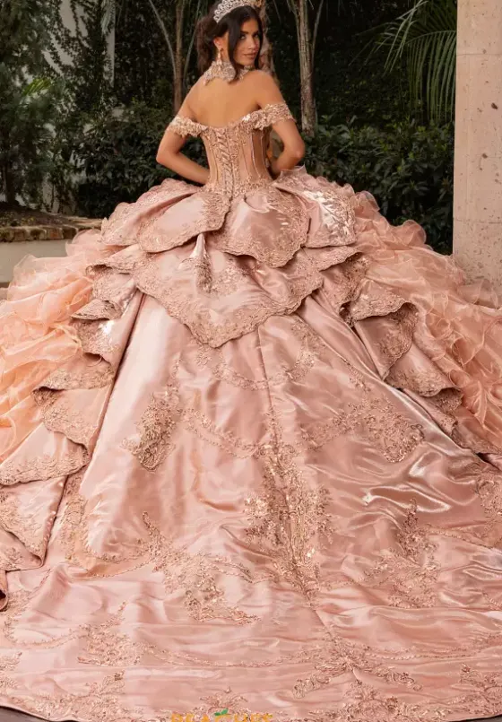 Plus Sized Quince Dresses|Sweet Sixteen^Rachel Allan Quince RQ6004