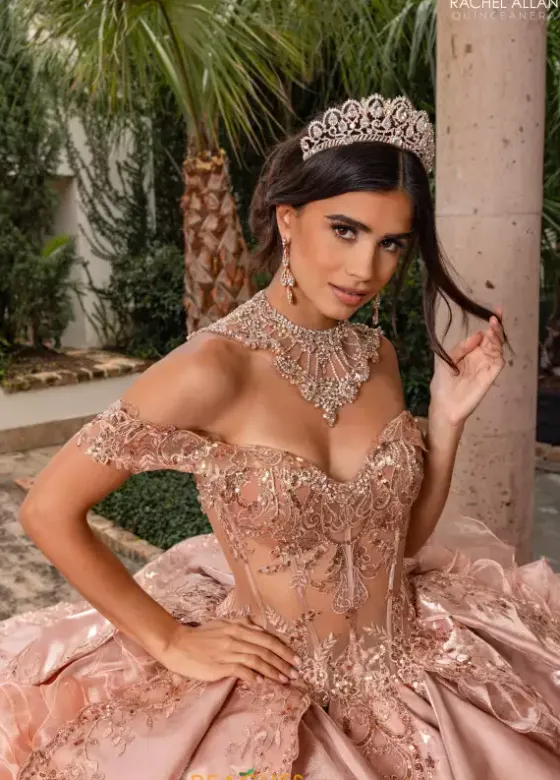 Plus Sized Quince Dresses|Sweet Sixteen^Rachel Allan Quince RQ6004