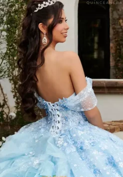 Plus Sized Quince Dresses|Sweet Sixteen^Rachel Allan Quince RQ3122 Light Blue