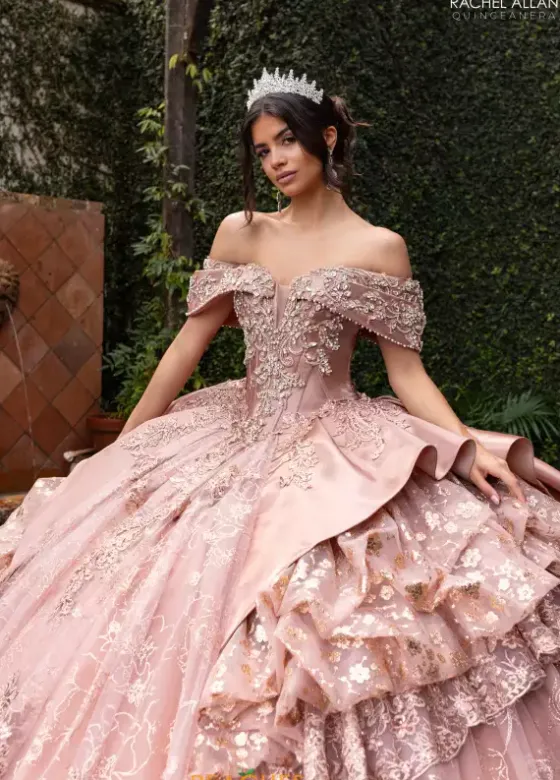 Plus Sized Quince Dresses|Sweet Sixteen^Rachel Allan Quince RQ6001