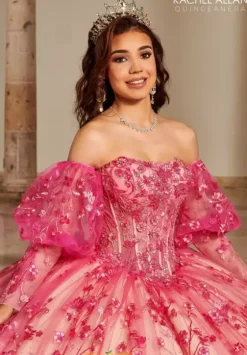 Sweet Sixteen|Quince Dresses With Sleeves^Rachel Allan Quince RQ1123