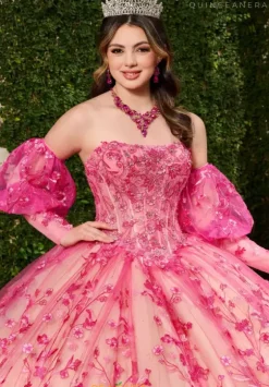 Sweet Sixteen|Quince Dresses With Sleeves^Rachel Allan Quince RQ1123