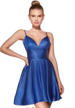 Bat Mitzvah|8Th Grade Dance^Alyce Satin A Line Short Dress 30062