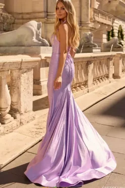 Winter Formal|Wedding Guest^Sherri Hill Satin Fitted Long Dress 57976