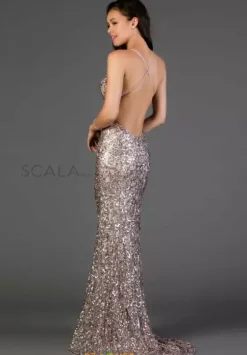 Long Homecoming Dresses|Fitted^Scala Dress 47542 Antique