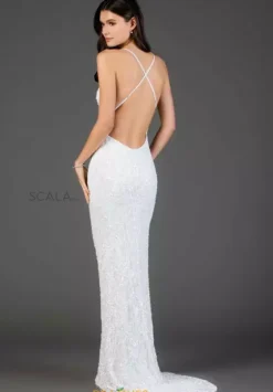 Long Homecoming Dresses|Fitted^Scala Dress 47542 Antique