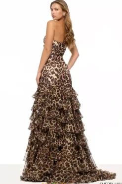 Long Dresses|Plus Sized Dresses^Sherri Hill 57825 Animal Print