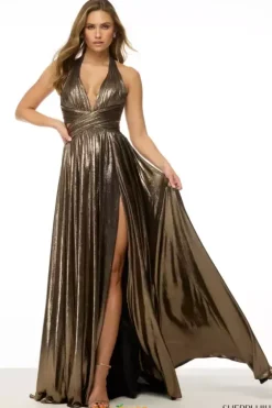 Pageant|Plus Sized Dresses^Sherri Hill 57174 Black/Gold