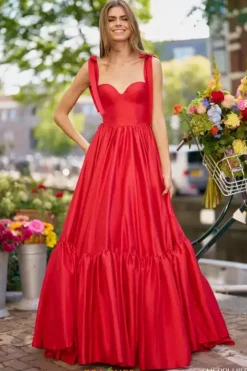 Ball Gowns|A Line^Sherri Hill 56370 Red