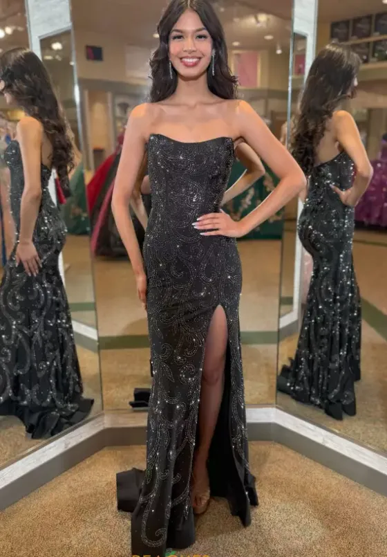 Winter Formal|Wedding Guest^Sherri Hill 56318 Black