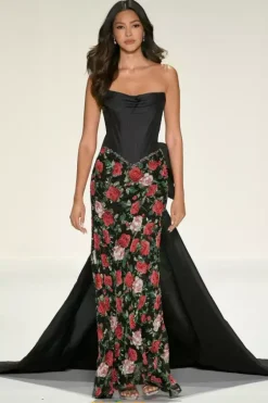 Long Dresses|Pageant^Sherri Hill 67204 Black Print