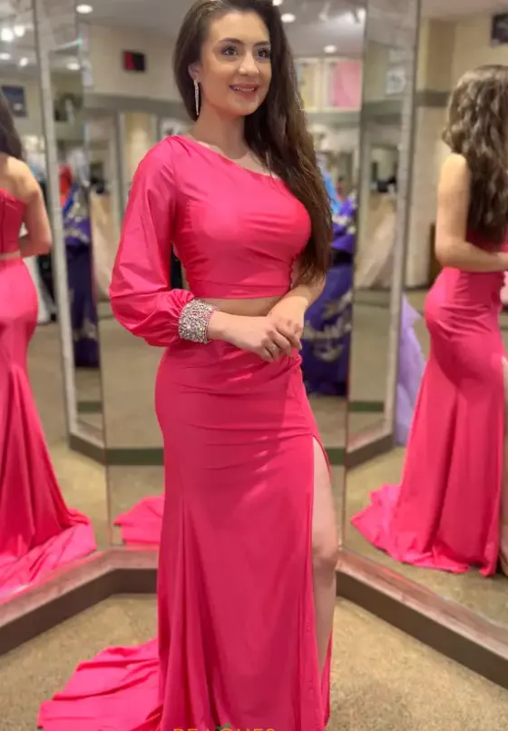Long Sleeve Prom Dresses|Sexy^Sherri Hill 54190