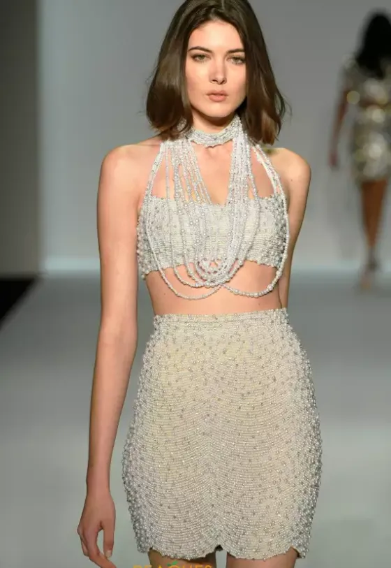 Pageant^Sherri Hill Short 57236 Ivory/Silver/Nude