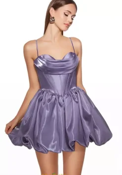 Bat Mitzvah|8Th Grade Dance^Alyce Short A Line Satin Dress 30012
