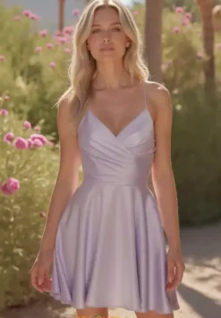 Bat Mitzvah|8Th Grade Dance^Alyce Short Satin A Line Dress 30018