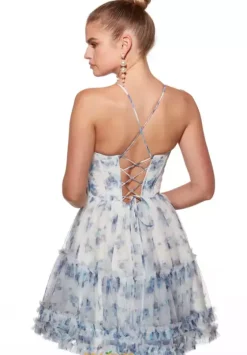 Bat Mitzvah|8Th Grade Dance^Alyce Short V Neck A Line Dress 30057