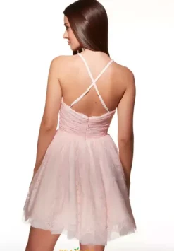 Bat Mitzvah|8Th Grade Dance^Alyce Short V Neckline A Line Dress 30030