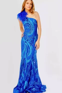 Wedding Guest|Pageant^Jovani Single Shoulder Fully Beaded Dress 32596