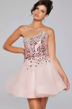 Bat Mitzvah|8Th Grade Dance^Jovani Strapless Beaded A line Dress 42282