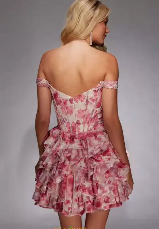 Bat Mitzvah|8Th Grade Dance^Alyce Strapless Corset Short Dress 30034 Magnolia