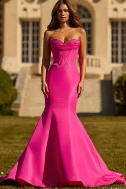 Wedding Guest|Long Dresses^Sherri Hill Strapless Mermaid Dress 57626