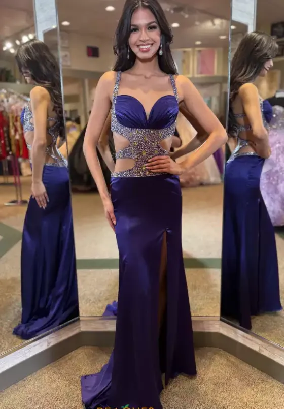Fitted|Long Dresses^Jasz Couture Sweetheart Neckline Long Dress 4352 Purple