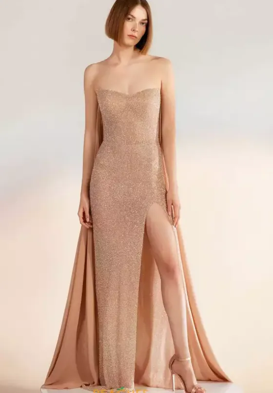 Long Dresses|Pageant^Tarik Ediz 98327 Stone