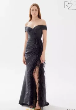 Long Dresses|Plus Sized Dresses^Tarik Ediz 52112 Black