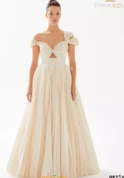 Long Dresses|Pageant^Tarik Ediz 98274 Vanilla