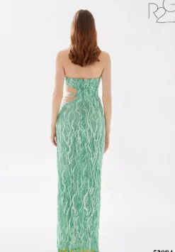 Long Dresses^Tarik Ediz 52084 Basil Green