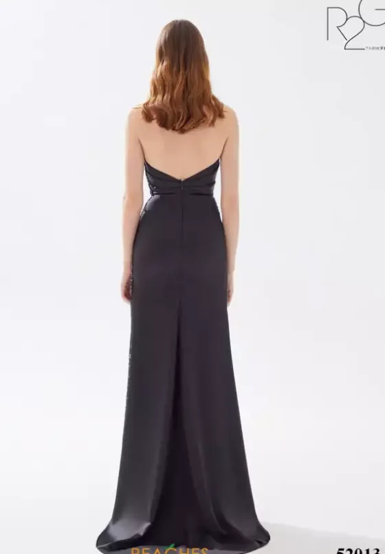 Fitted|Long Dresses^Tarik Ediz 52013 Black
