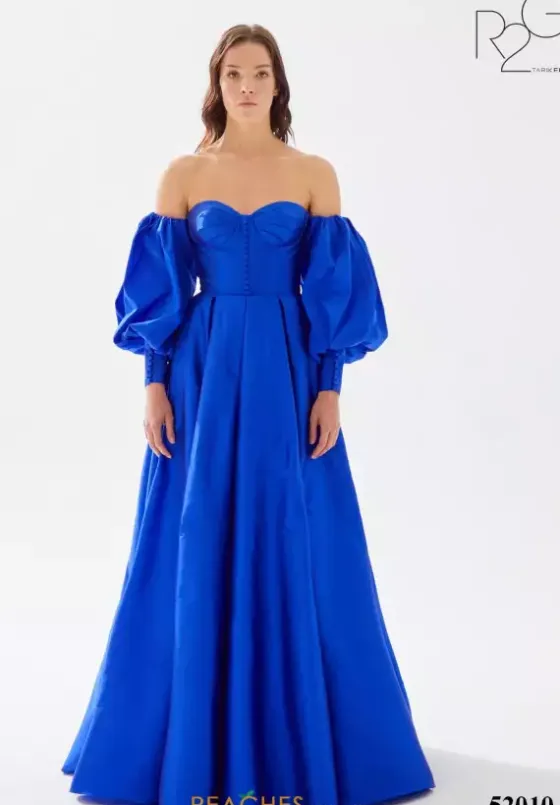 Long Sleeve Prom Dresses|Long Dresses^Tarik Ediz 52010 Royal Blue