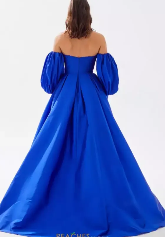 Long Sleeve Prom Dresses|Long Dresses^Tarik Ediz 52010 Royal Blue
