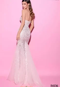 Pageant|Plus Sized Dresses^Tarik Ediz 54136 Pink