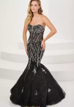 Mermaid|Fitted^Tiffany 16074 Black/Silver